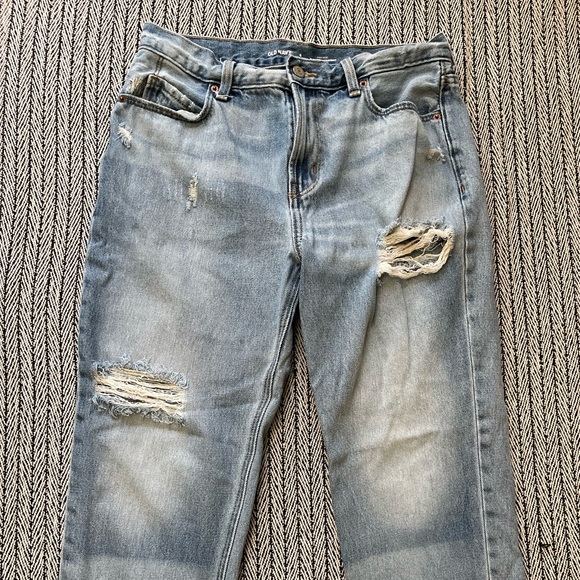 Old Navy High Rise Slouchy Straight Jeans - Picture 1 of 5